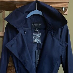 RACHEL ZOE Hooded Raincoat